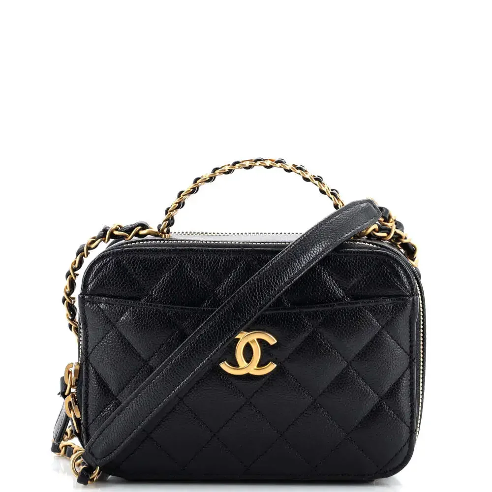 Chanel Pick Me Up Logo Handle Vanity #152070C40B - Picture 1 of 9
